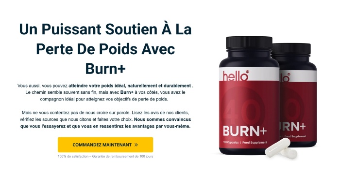 burn+ avis